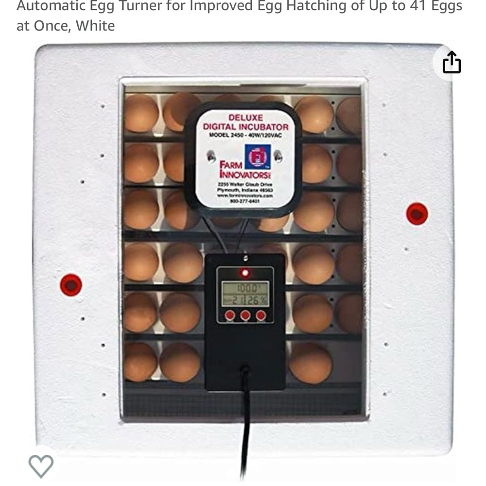 Incubator for duck, chicken eggs brand new in box, never used